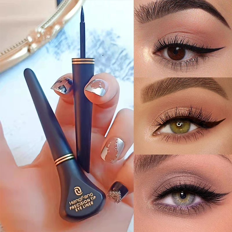 Black Liquid Eyeliner Pencil Fast dry Smooth Eye Liner Pen Smudge proof