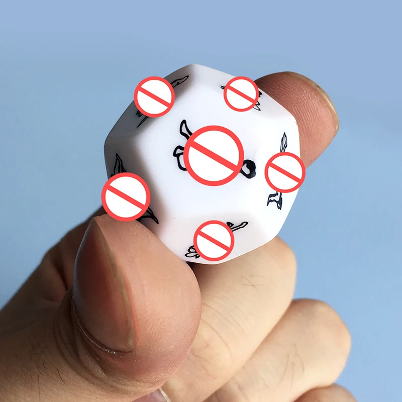 12 Sided Erotic Adult Sex Dice Couples Flirting Toys Love Postures Guide Romance Luminous Love Erotic Kama Sutra Crap Party Gift
