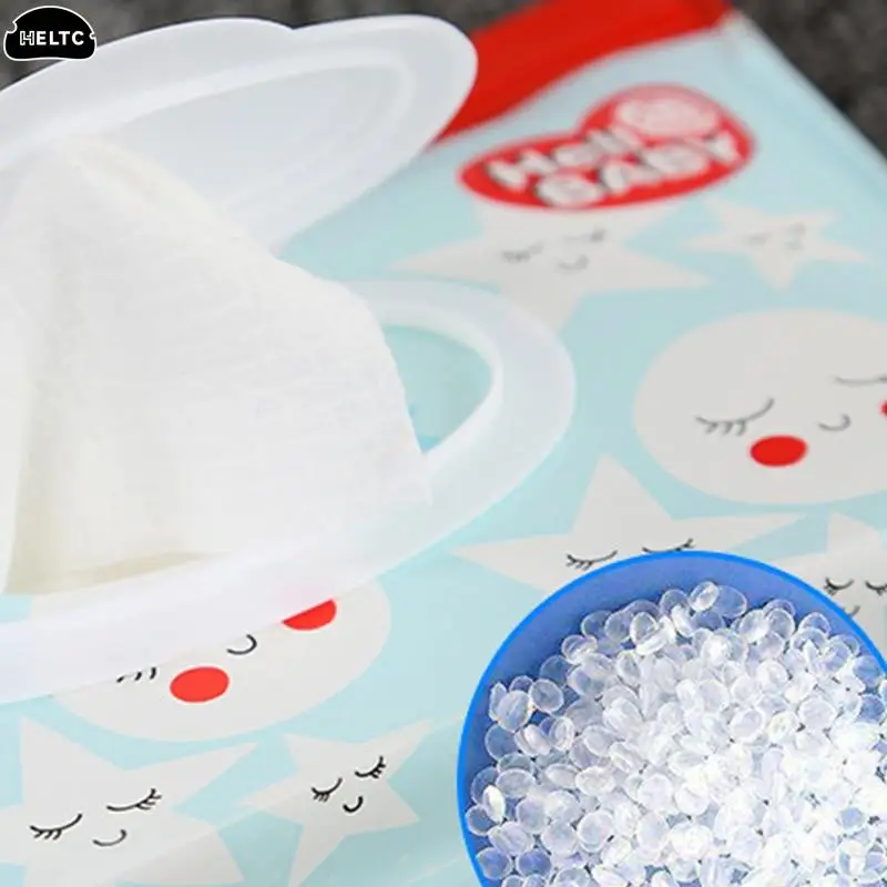 Portable Baby Wet Wipes Bag Tissue Box Container Eco-friendly Reusable Wipes Storage Clamshell Baby Cleaning Wipes Box Hygiene 6