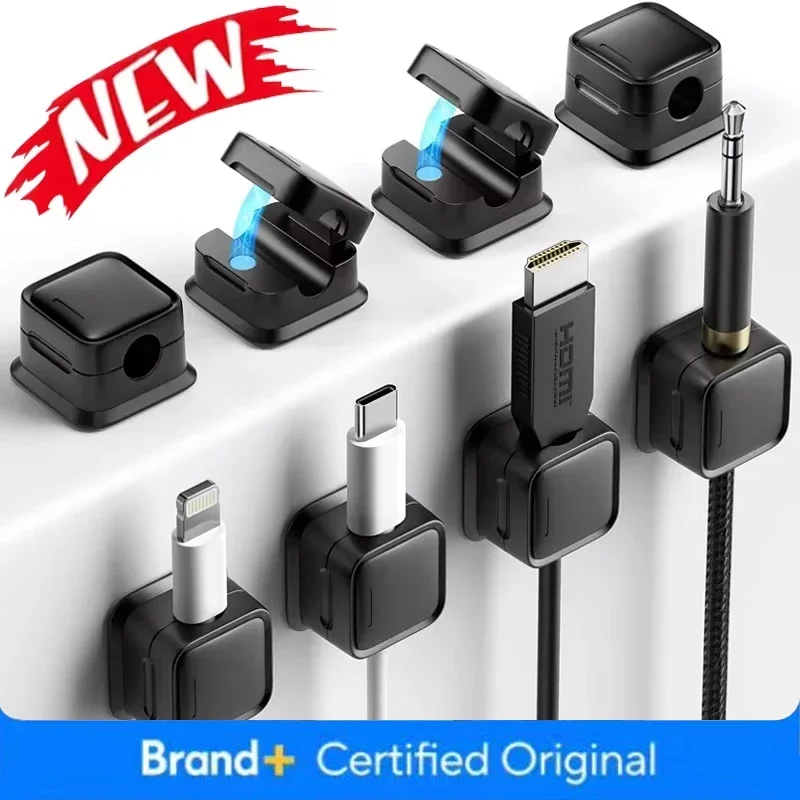 Multifunction Portable Magnetic Cable Clips Adjustable Cord Holder Cabled Management Cables Smooth Wire Keeper Organizer Holders