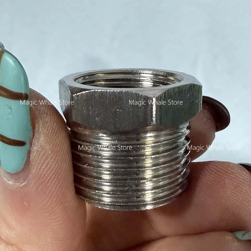 Hose Pipe Fitting 1/2 pipe adapter Reducer Water Hose G 1/2 Female to G 3/8 Male 1/2" Male NPT to 3/8" Female NPT For hose pipe fitting pipe fitting water faucet adapter tee adapter water pipe fitting