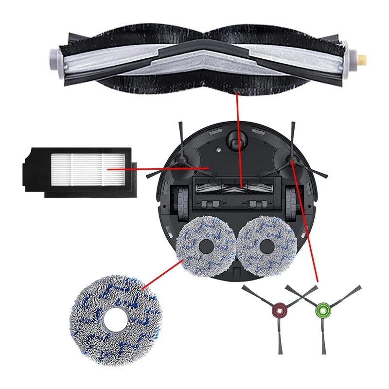 Ecovacs X1 ȴ ͺ  κ  ǰ ׼,  귯 ѷ ̵ 귯  ɷ е,  
