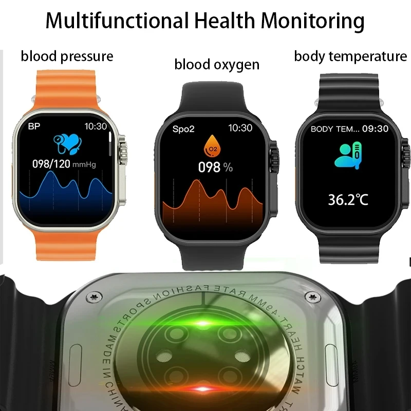   Ʈ ġ, Iw8 Ʈ ƽ Ʈ ġ ø 8, 49mm ƼŸ ձ ٵ, 2.0 ġ Ƽ ũ, BT ȭ, NFC ECG IP68