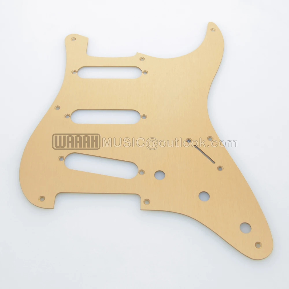 Electric Guitar SSS ST Pickguard 8 holes 57's Aluminum Alloy for STcaster Guitar