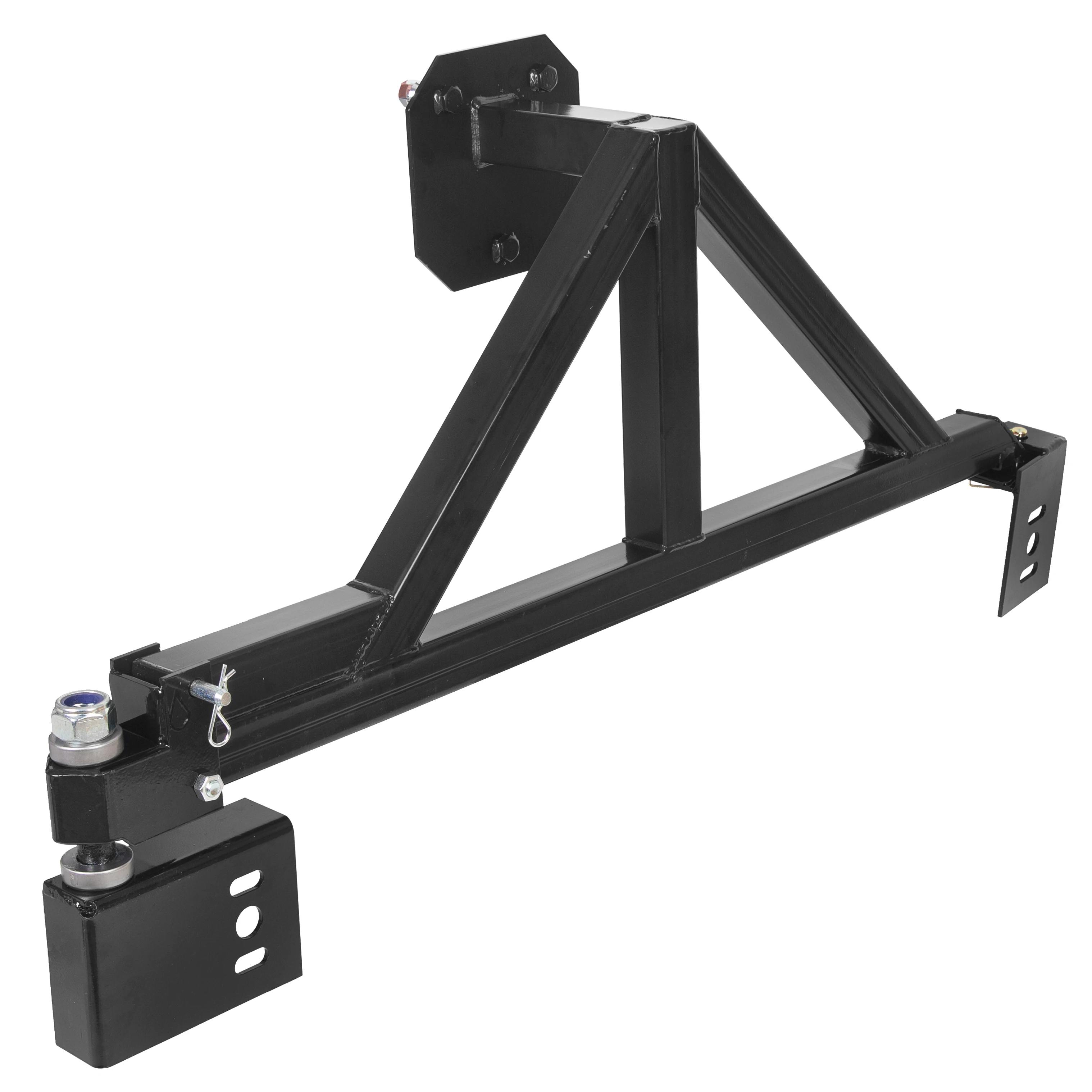 Spare Tire Carrier Rack w/ drop-down option Rear Black For HUMMER H2 2003-2009