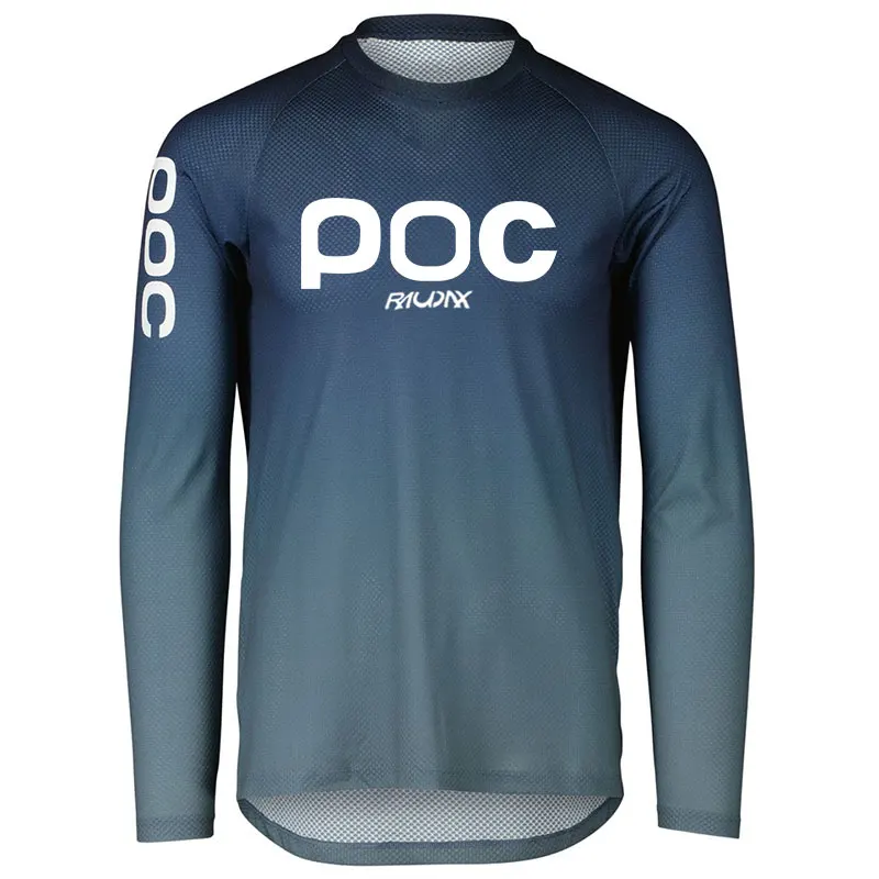 RAUDAX POC 2025 Men's Downhill Jerseys Mountain Bike MTB Shirts