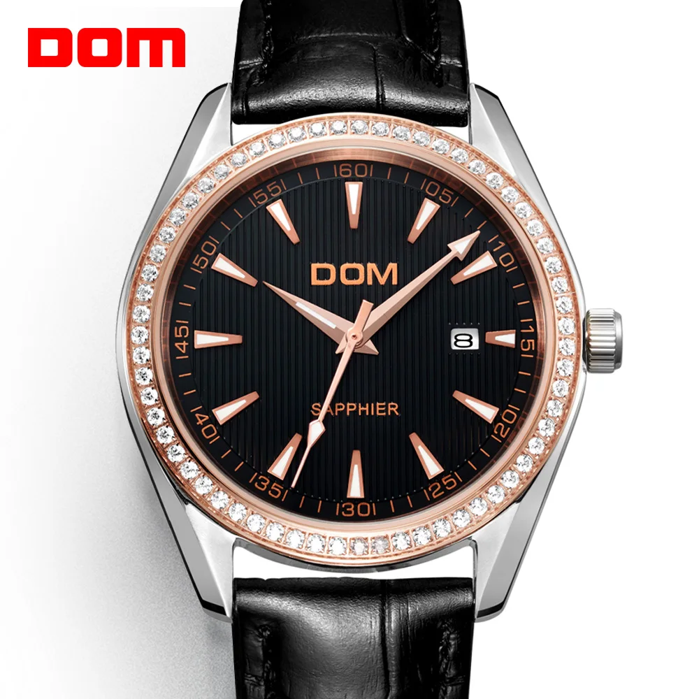 DOM Luxury Brand Watches Quartz Men Watch Sports Watches Waterproof Luminous  Men Minimalist Wrist  Clock Male Relogio M-526GL