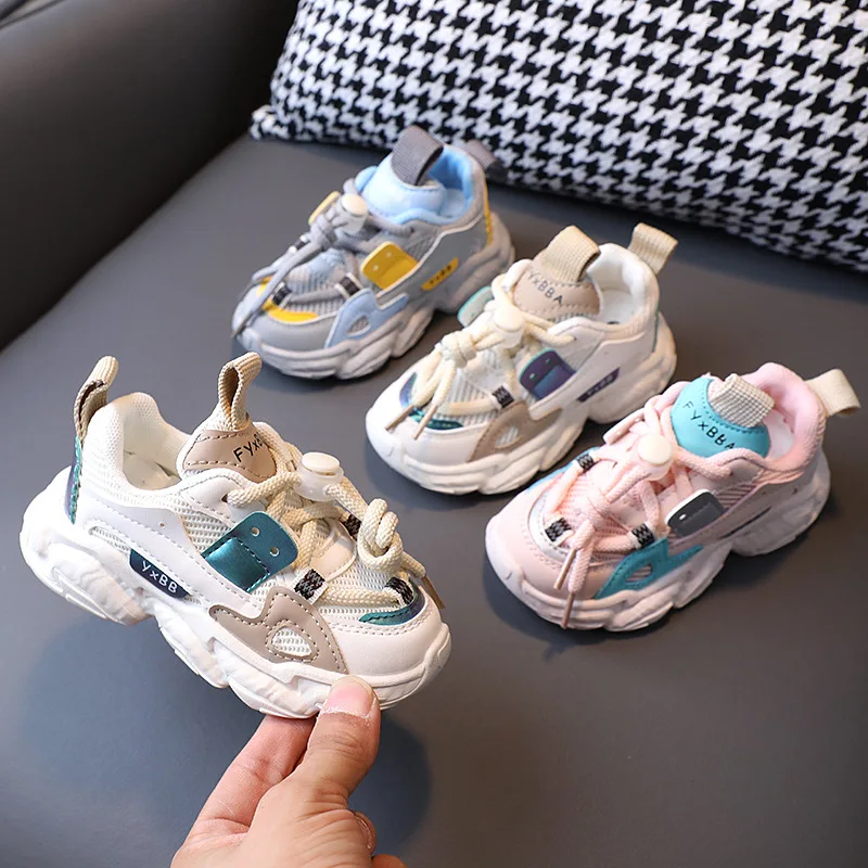 Baby Toddler Shoes For Boys Girls Breathable Mesh Little Kids Casual Sneakers Non-slip Children Sport Shoes Tenis boy shoes - 3