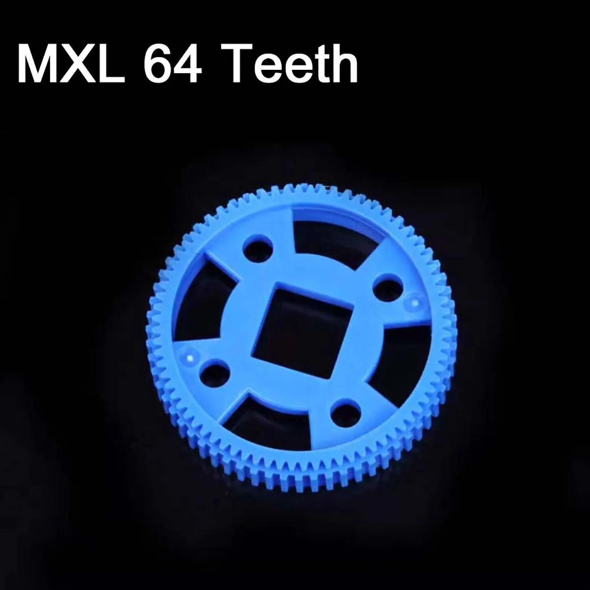 5Pcs Plastic Gear 64/96Teeth MXL Gear 90/130Teeth Single Layer 6x6/6x8mm Worm Motor Pinion DIY Toy RC Car Parts