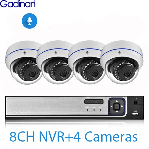8CH NVR and 4 Camera