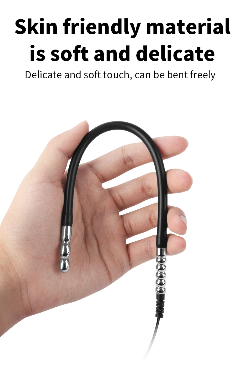 Dilatateur urétral de stimulation électrique, électrochoc et massage prostate_voghion.com
