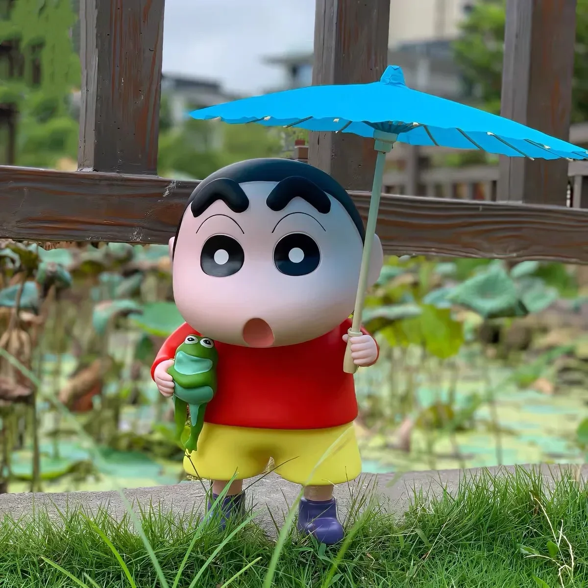 

40cm Crayon Shin-Chan 1:1 Large Figure Series Friends Peripheral Model Car Ornament Doll Collection Anime Limited Birthday Gifts