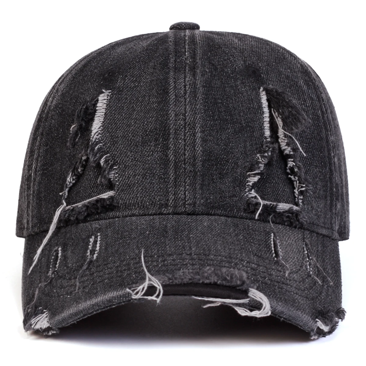 Unisex Dreieckige Lochmuster-Cowboy-Baseballkappen Frühling Herbst Outdoor Sonnenschutz-Hut Verstellbare Lässige Trucker-Mützen – Detail 4