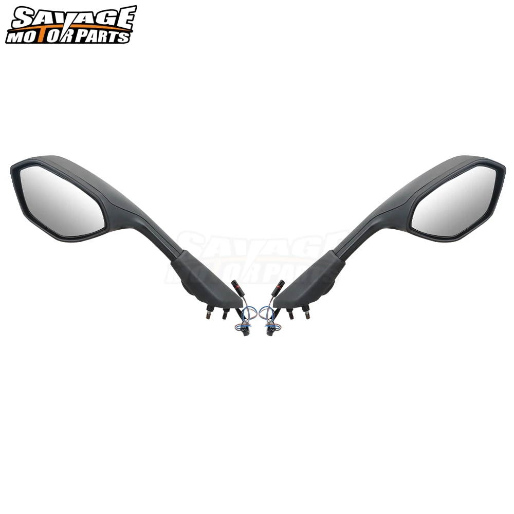 Side Rear View Mirrors For BMW S1000RR M1000RR 2019-2024 Motorcycle Rearview Mirrors With LED Turn Signal Light K67 K66 2023 3