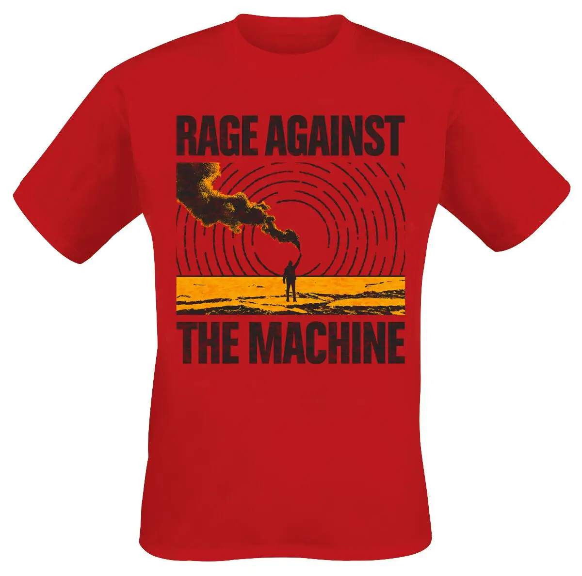 Smoke Signal Rage Against The Machine T-Shirt für Männer und Frauen, Metal-Rock-Band-Grafik-T-Shirt, 100 % Baumwolle, Sommer-Streetwear-Top