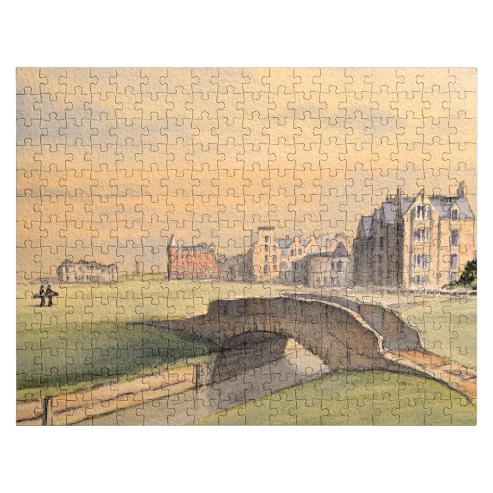 The greatest golf course in Scotland. Jigsaw Puzzle Wooden Decor Paintings Photo Personalized Gifts