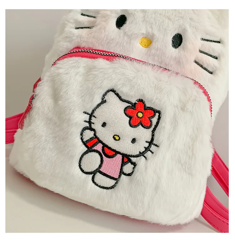 Kawaii Cartoon Hello Kitty Soft Backpack
