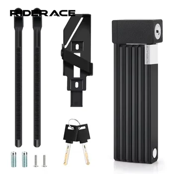 Lucchetti per catena da ciclismo Lucchetto per bicicletta pieghevole Scooter elettrico per bici MTB antifurto portatile ad alta sicurezza