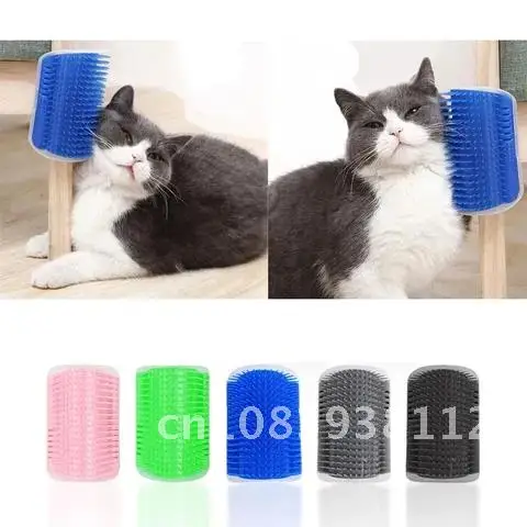 

Pet Supplies Grooming Hair Shedding Trimming Cat Massage Brush Cats Brush Corner Self Groomer Massageer Brush Hair Removal Comb