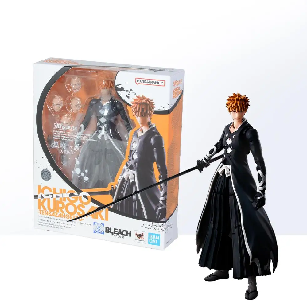 

Original Bandai S.h.figuarts Kurosaki Ichigo Bleach Thousand Year Blood War Anime Figure Action Figures Model Collection Toys