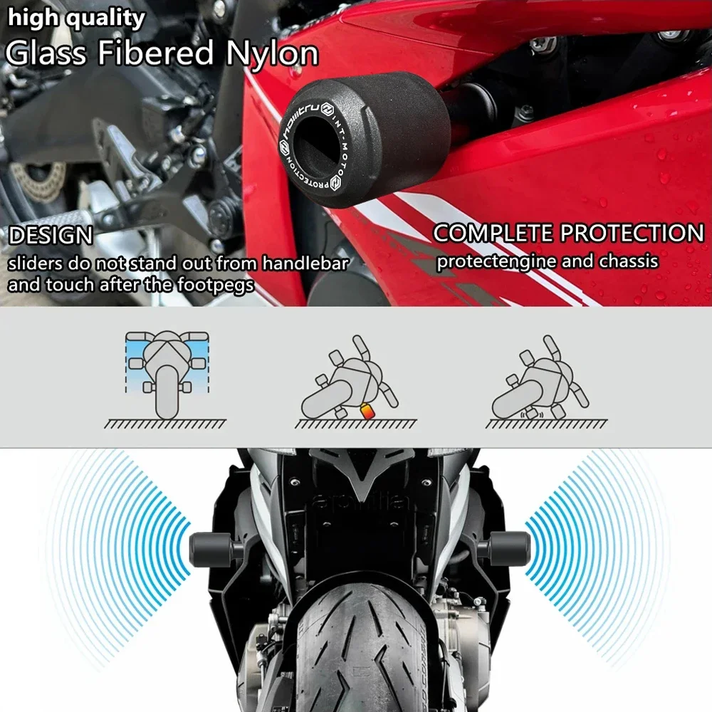 For Kawasaki ZX-4R & SE & 4RR 2023-2024 Motorcycle Frame Sliders