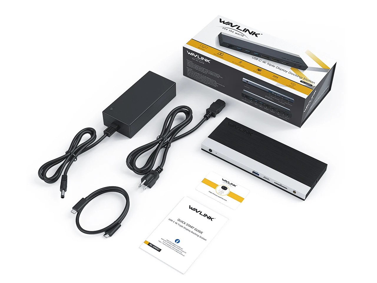 Wavlinkトリプルディスプレイ4 18kドッキングステーションUSB-C