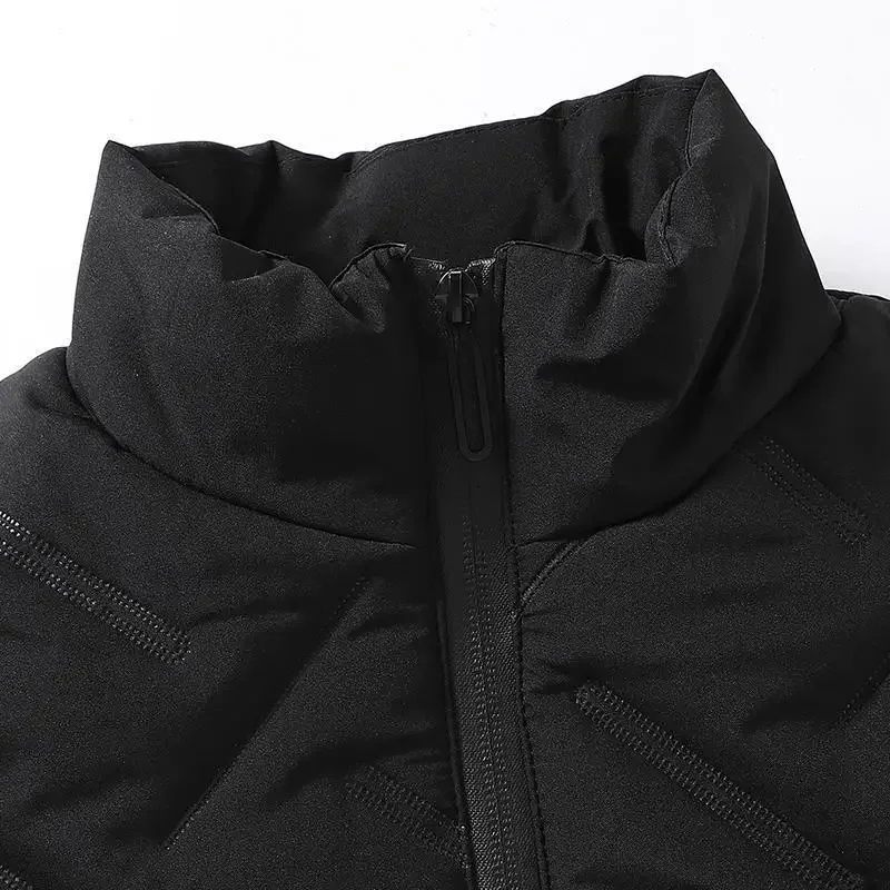 Cross-Border Men's Cotton-Padded Vest Autumn/Winter Trendy Korean Style Loose-Fit Thickened for Motorcycle Rider mens vest
