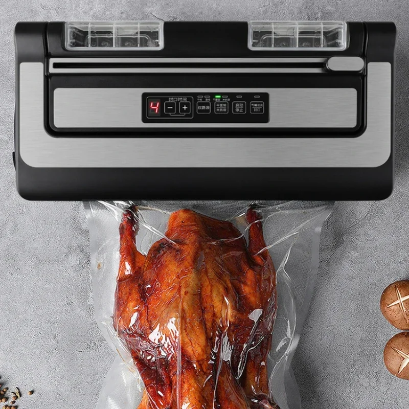 

Non bag vacuum sealing machine for small commercial and household food compression preservation