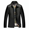 High-end men's genuine leather jacket lapel leather casual men's spring and autumn 100% sheepskin thin coat 3