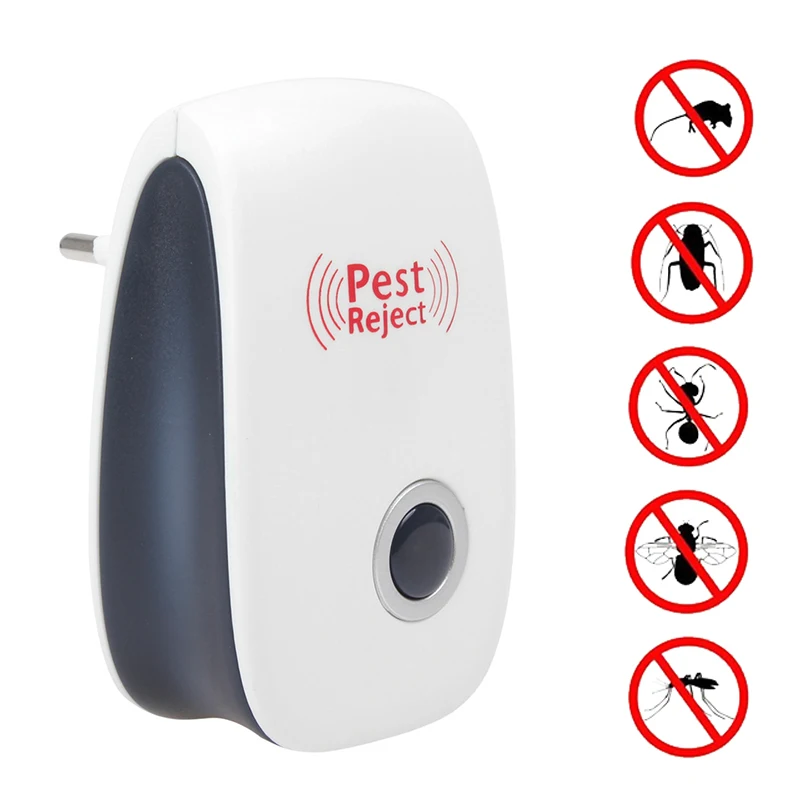 Electronic Pest Reject Ultrasound Mouse Cockroach Repeller Device