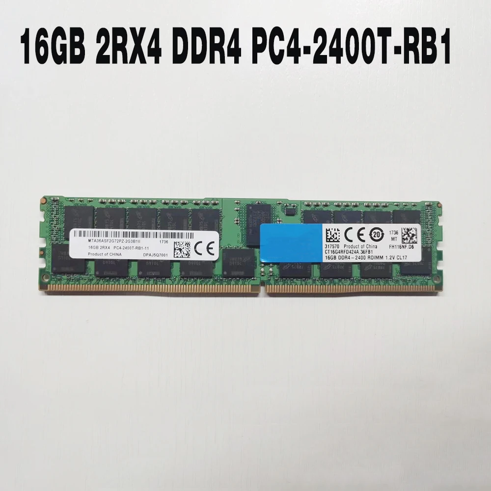 높은 신뢰성 1PCS RAM MTA36ASF2G72PZ-2G3B 서버 메모리 빠른 배송 고품질 16G 16GB 2RX4 DDR4 2400 PC4-2400T-RB1