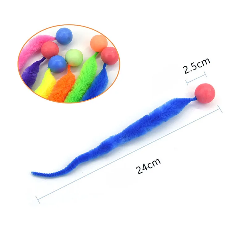 Title 2, Wiggly Balls Cat Toys New Cat Chewing Toys Boun...