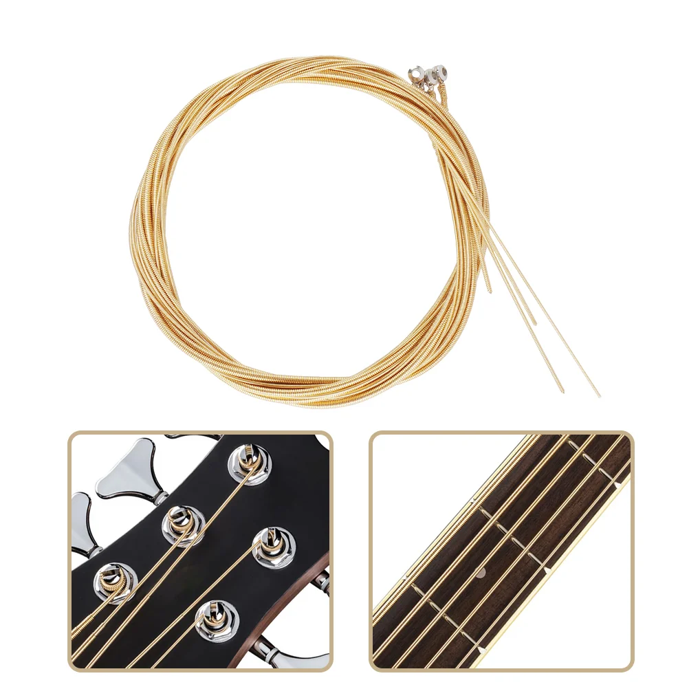 

1 Set of Electric Bass Strings Practical Changing Strings for Acoustic Bass