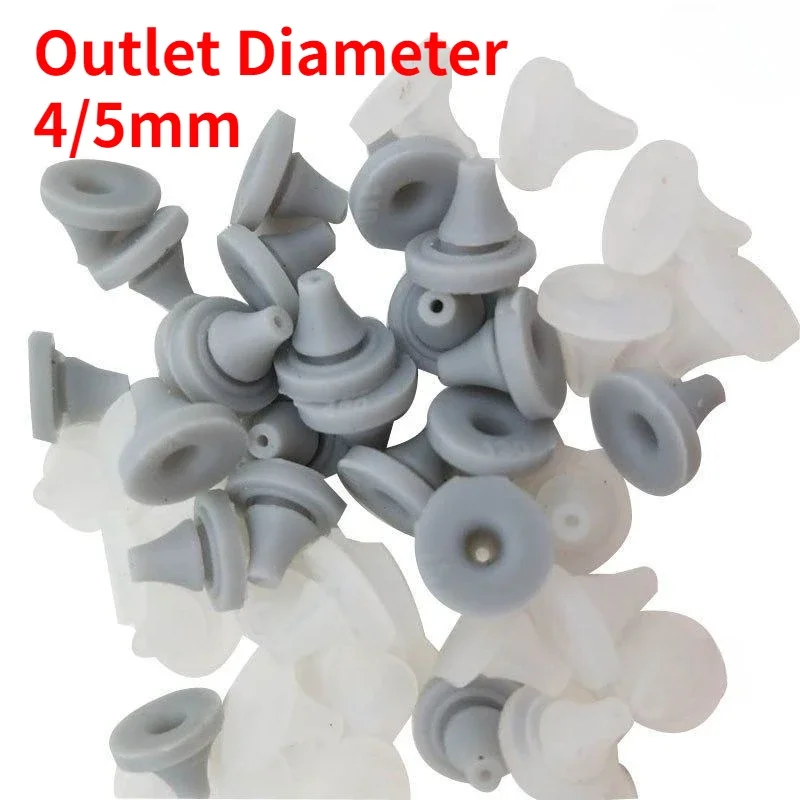 100pcs/lot Shower Head Accessories Silicone Nail Tips Water Sprinkler Top Spray Accessories Parts Silicone Dispensing Granules 2