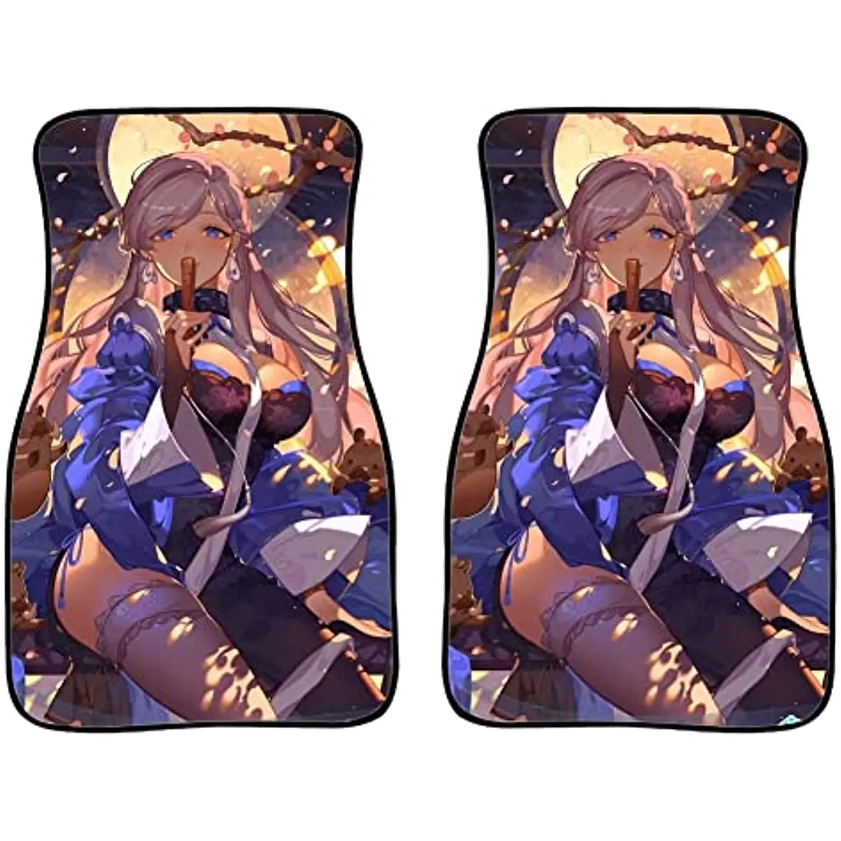 

NP Anime Pattern Anti-Slip Floor Mats, Azur Lane: HMS Belfast, 2-Piece Car Floor Mats, All Weather Universal Fit Car Front Row A