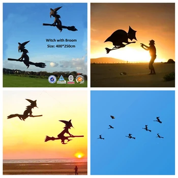 성인용 대형 풍선 연, 마녀 연 날리기, 전문 연 줄, 물고기 바람 연, 3d 연, 무료 배송