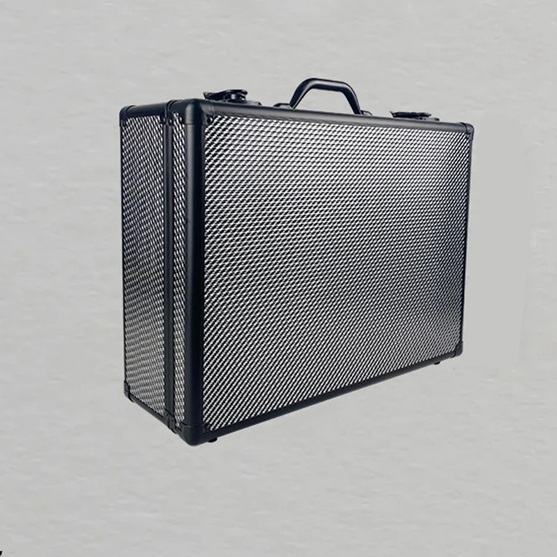 Kohle faser Werkzeug kasten Aluminium Werkzeug koffer Koffer Ausrüstung Hard Carry Bag Instrument Hard Case tragbarer Werkzeug kasten einfach zu installieren