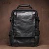 GURO Men's Genuine Leather Backpack Top Cowhide Outdoor Travel Bag Luxury Trendy Student School Bag Business Laptop Computer Bag 1