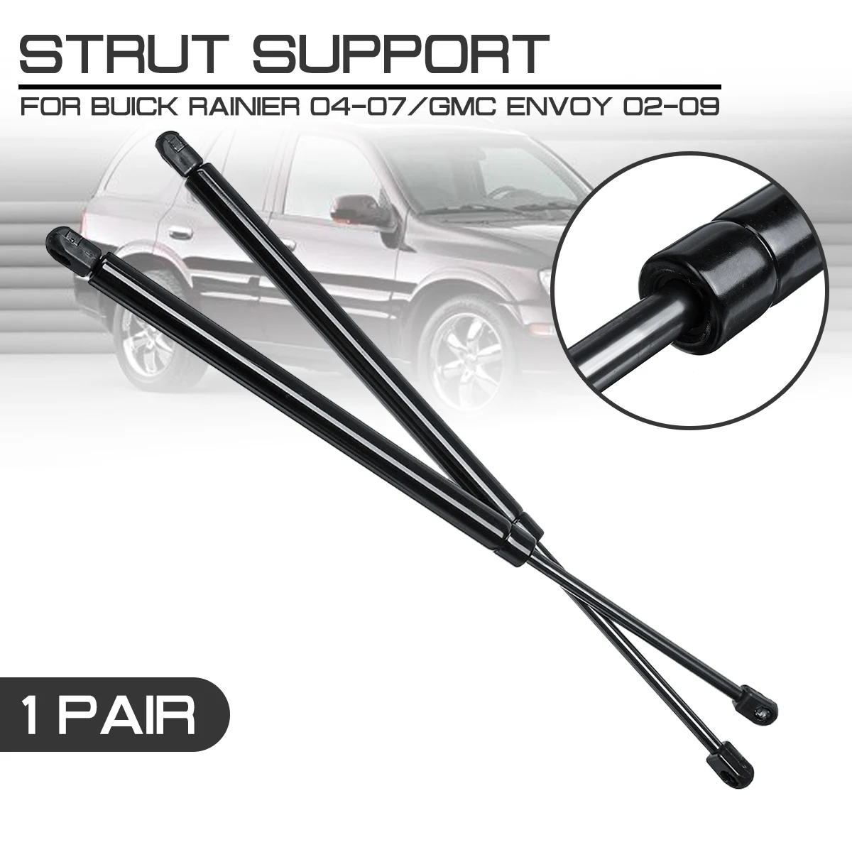 

For Buick Rainier 04-07 For GMC Envoy 02-09 Car Rear Trunk Tailgate Boot Gas Spring Shock Lift Strut Struts Support Bar