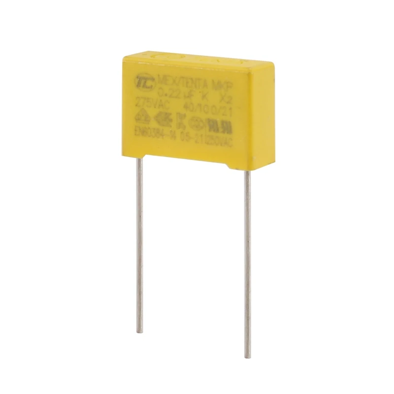 Polypropylene Capacitors 10 Pcs AC 275V 0.22Uf Polypropylene Film Safety Capacitors MPX