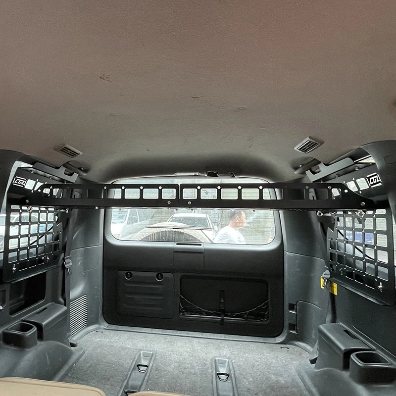 토요타 프라도 LC120 / 렉서스 GX470 2003-2009 리어 트렁크 모듈식 카고 랙 선반 수납 걸이 보드 몰리 패널 키트