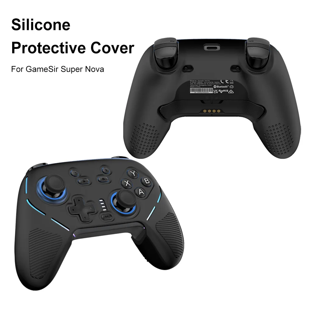 Silicone Protective Case for GameSir Super Nova Wireless Game Controller Anti-Slip Soft Silicone Case Anti-Drop Protective Cover