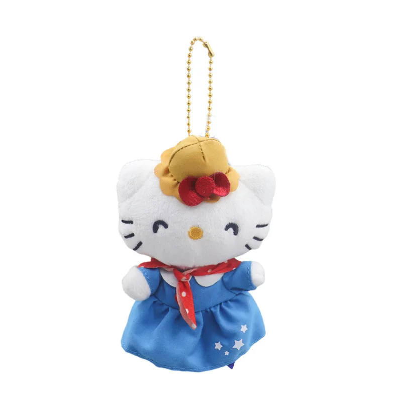 Kawaii Sanrio Hello Kitty 50Th Anniversary Plush Toys Tiny Chum Keychain Backpack Pendant Doll Girls Christmas Birthday Gift 2