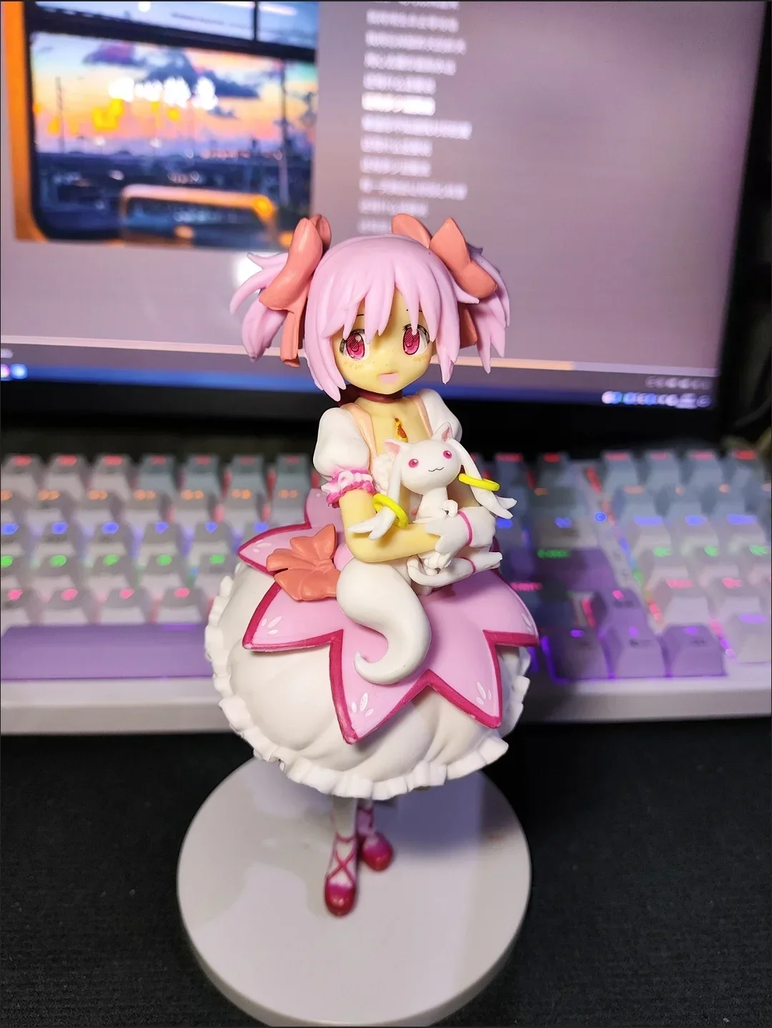 18 cm Puella Magi Madoka Magica Anime Figur Kaname Madoka Action Figure Magic Girl Modell Dekor Statue Puppen Spielzeug Weihnachten geschenk – Detail 4