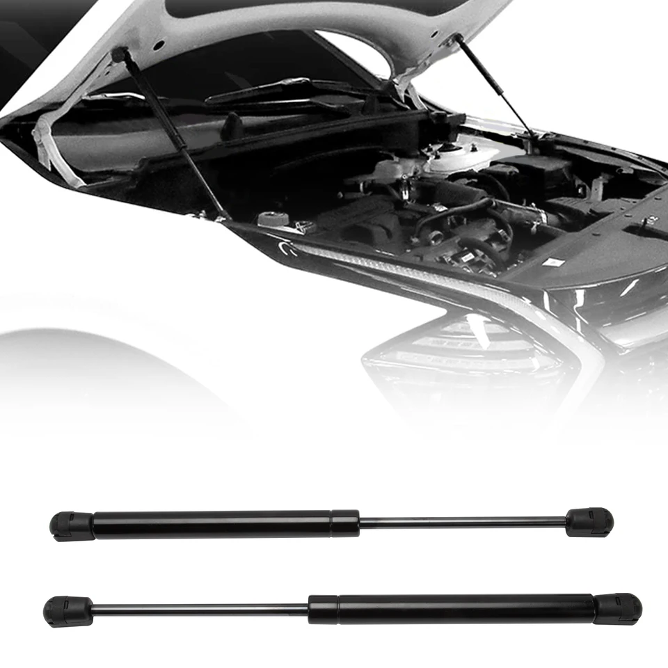 フロント フード ボンネット ガス ストラット リフト サポート ショック ダンパー カーボンファイバー 適用: 1995-1999 三菱 ブラック AL-JJ-9193 AL ボンネットガススプリング 車のフロントエンジンボンネットフード
