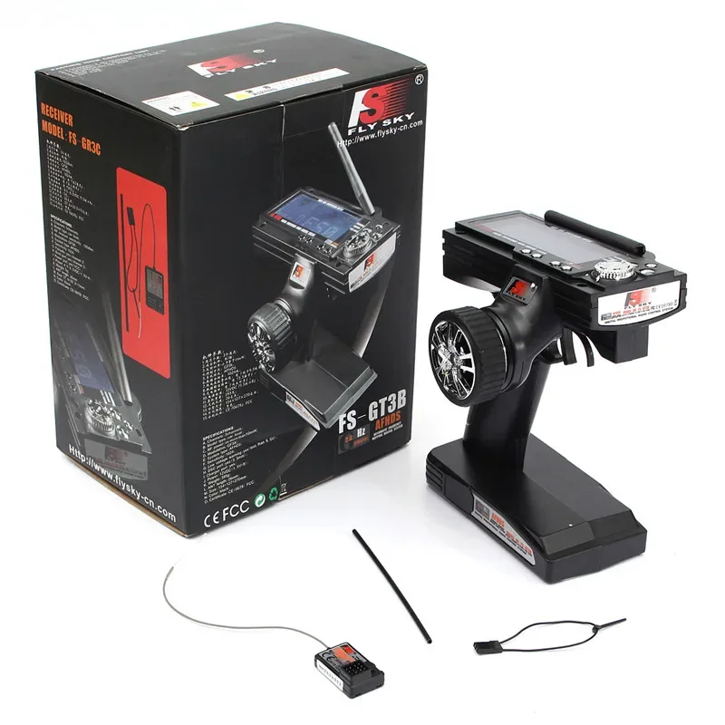 Radio Commande GT3B 3CH 2.4GHz AFHDS pour Voiture Bateau RC