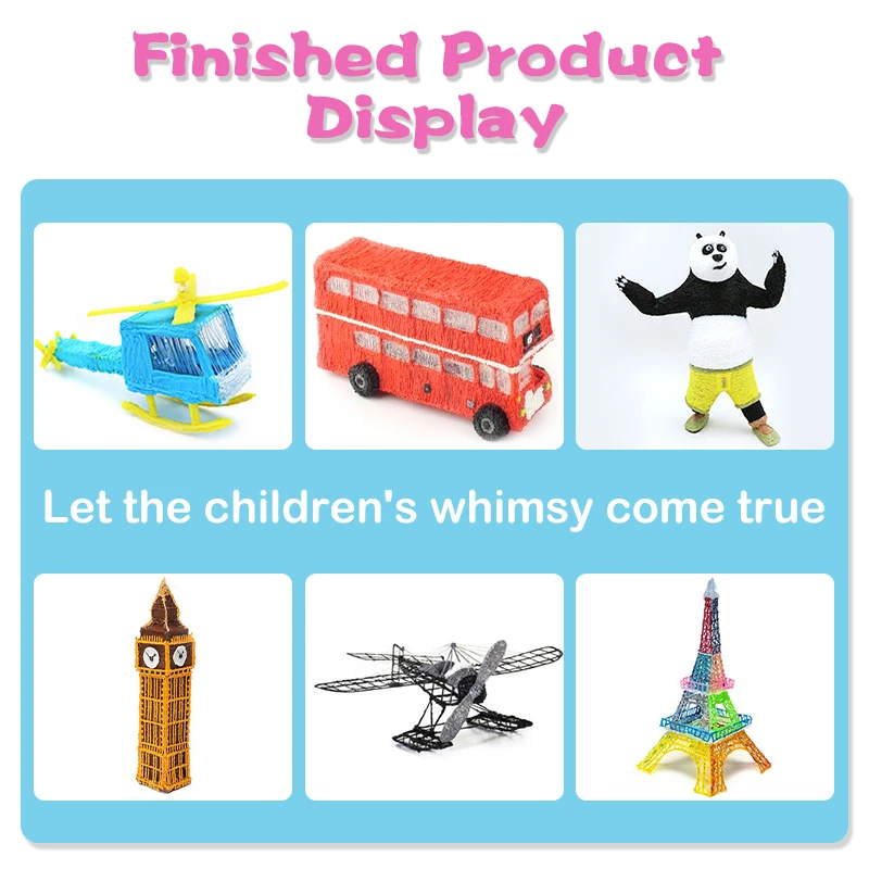 DIY 3D Printing Pen Drawing 3D Pens Educational Toy With LCD Screen PLA Filament Pen for Children Gift DIY Drawing Printing