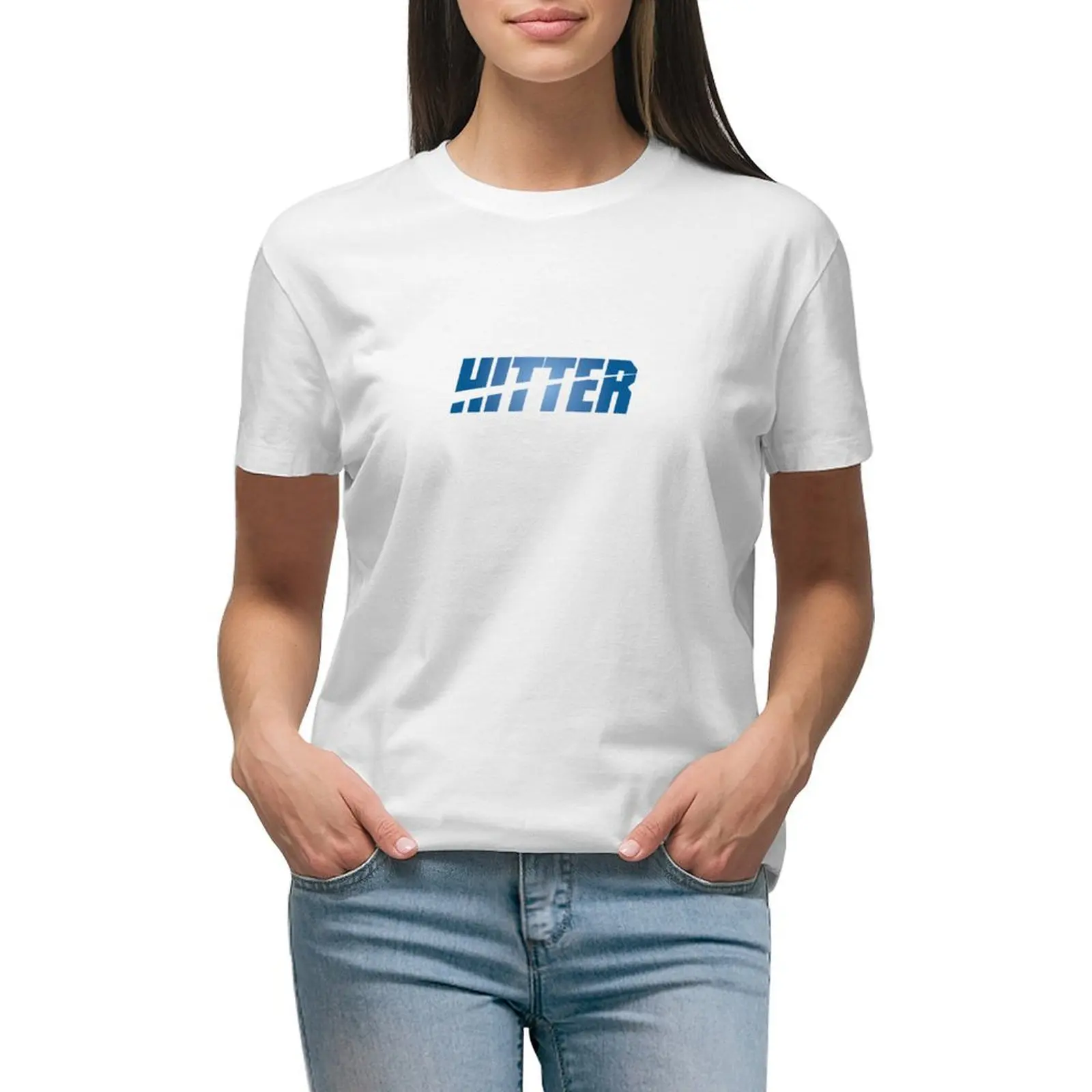 

Leverage Hitter T-shirt female kawaii clothes luxury designer clothing Women