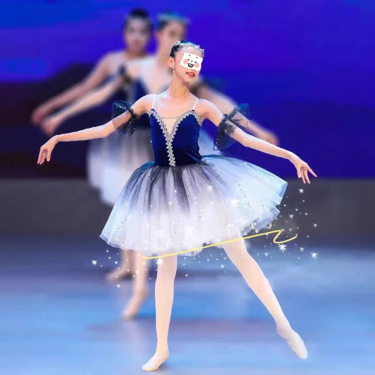 Professionele Ballet Tutu Meisjes Platter Pannenkoek Ballerina Feestjurk Kind Ballet Danswedstrijd Kostuum,A1,150