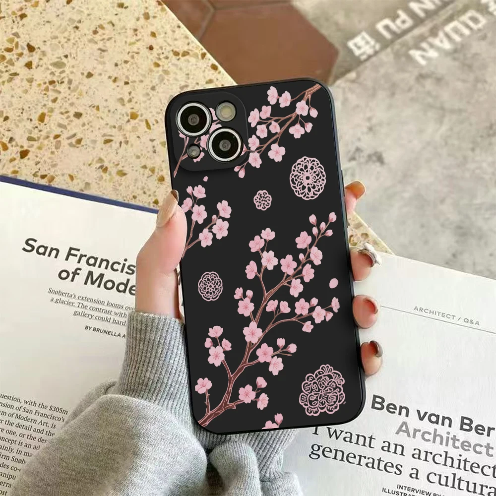 Pink Cherry Blossoms Slim Anti-Scratch Protective Case